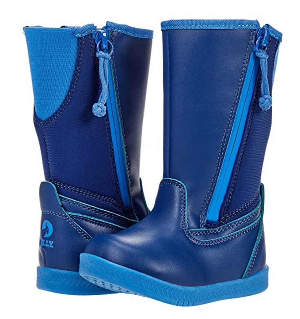 Billy Footwear Little Boys Rain Boots Size 5 Navy Blue Water Resistant NWOB